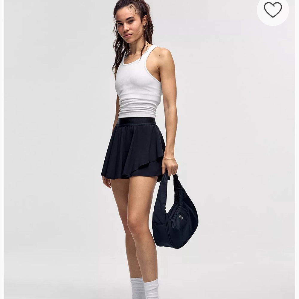 Lululemon Cropped Fitted Racerback Tank